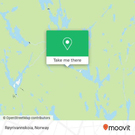Røyrivannskoia map