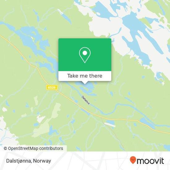 Dalstjønna map