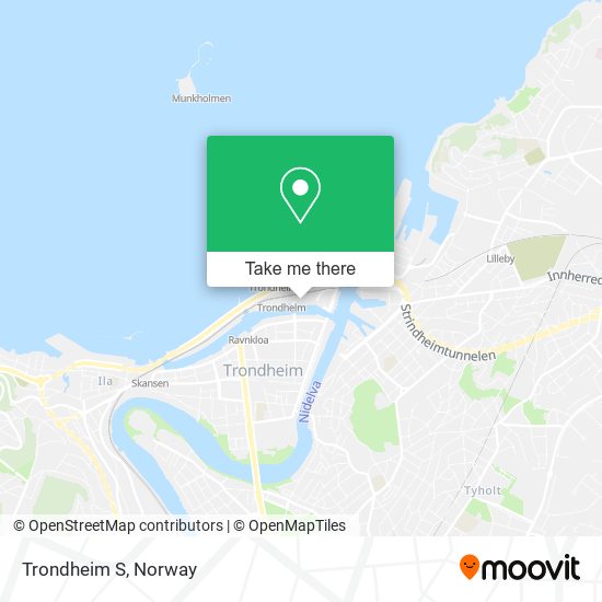 Trondheim S map