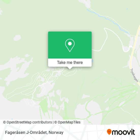 Fageråsen J-Området map