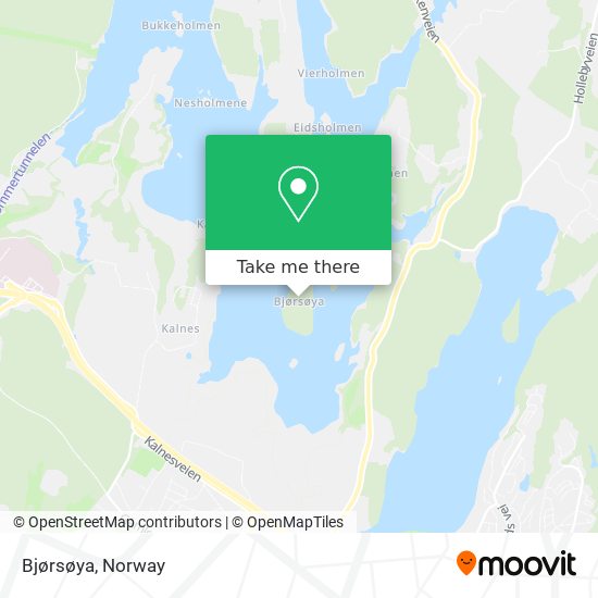 Bjørsøya map