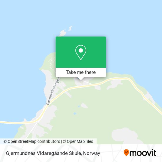 Gjermundnes Vidaregåande Skule map