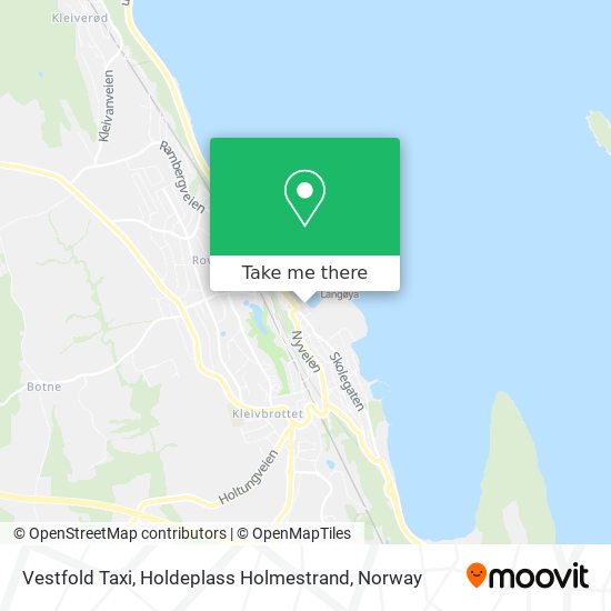 Vestfold Taxi, Holdeplass Holmestrand map