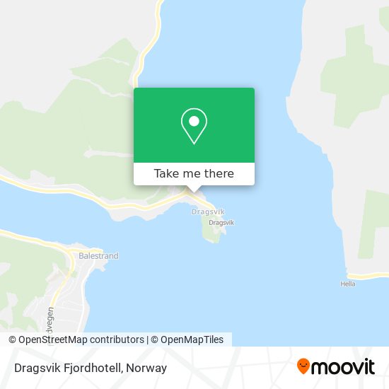 Dragsvik Fjordhotell map