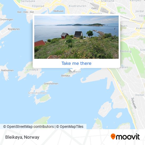 Bleikøya map