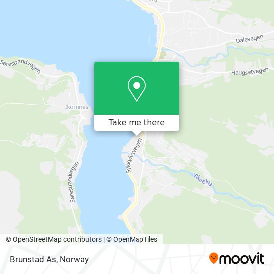 Brunstad As map