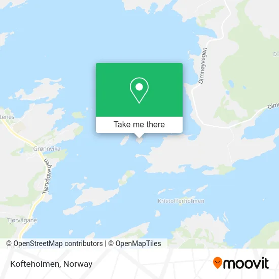 Kofteholmen map