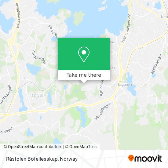 Råstølen Bofellesskap map