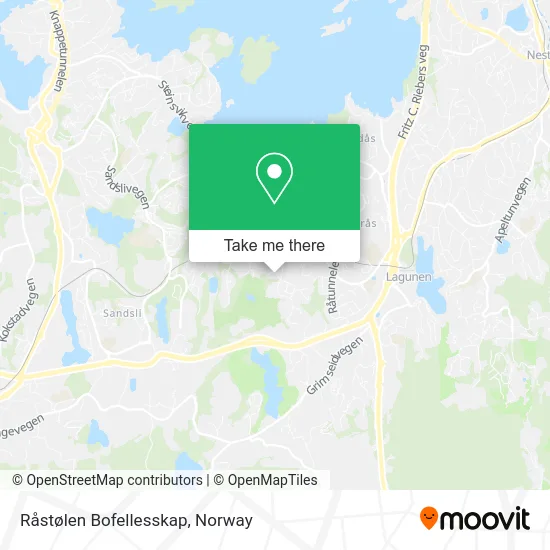Råstølen Bofellesskap map