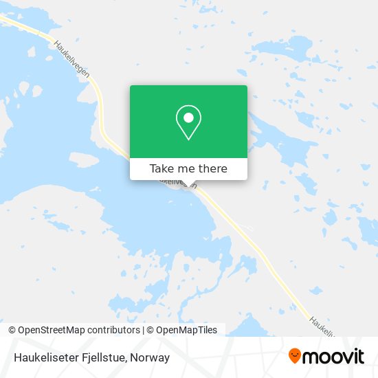 Haukeliseter Fjellstue map