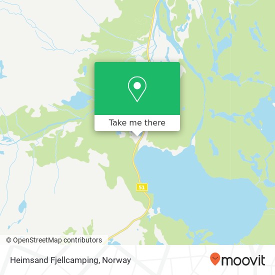 Heimsand Fjellcamping map