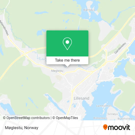 Møglestu map