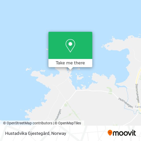 Hustadvika Gjestegård map