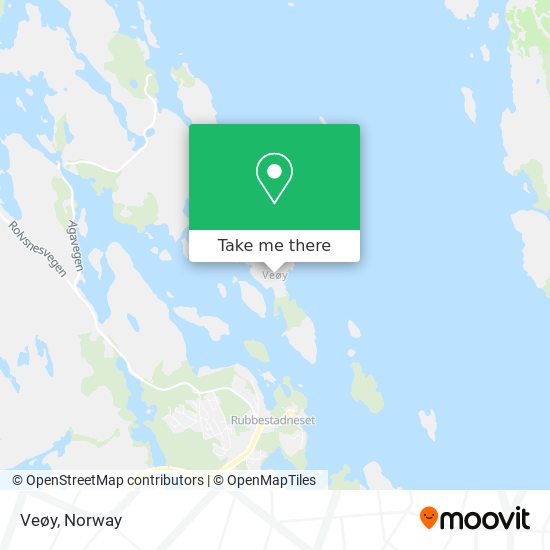 Veøy map