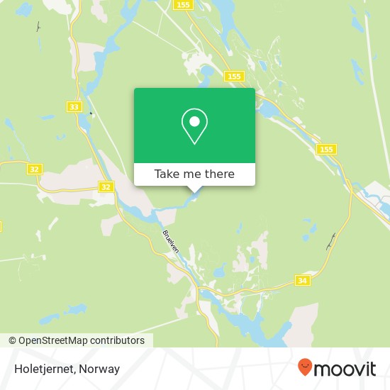 Holetjernet map