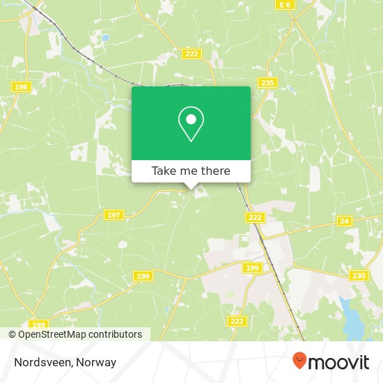 Nordsveen map