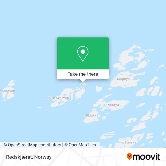 Rødskjæret map