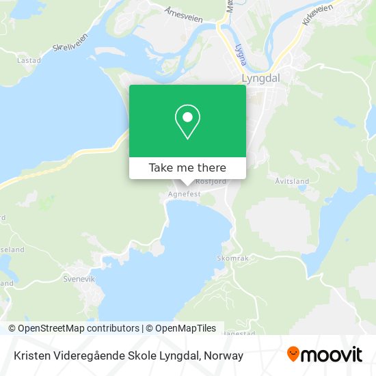 Kristen Videregående Skole Lyngdal map