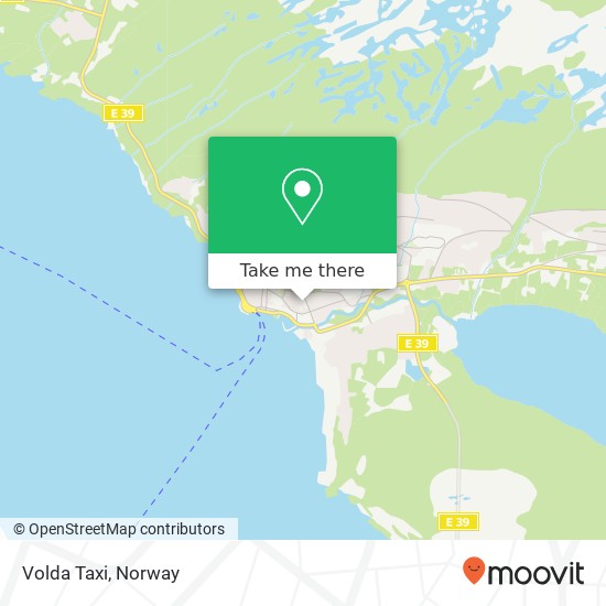 Volda Taxi map