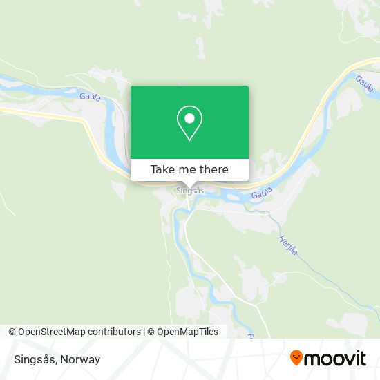 Singsås map