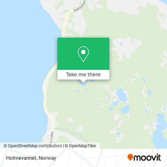 Holmevannet map