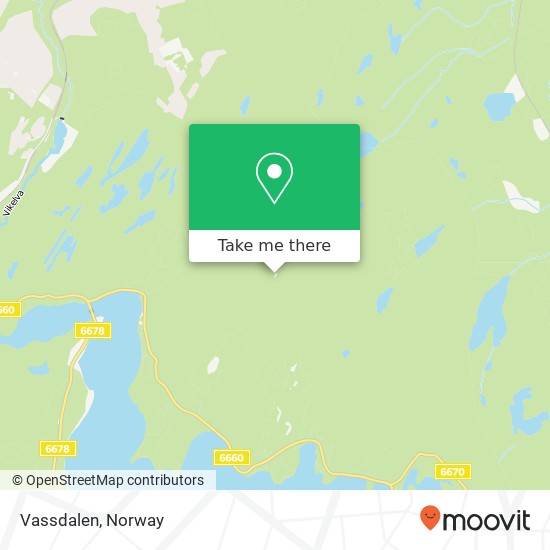 Vassdalen map