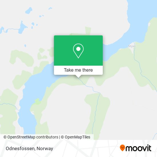 Odnesfossen map