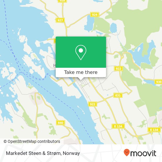 Markedet Steen & Strøm map
