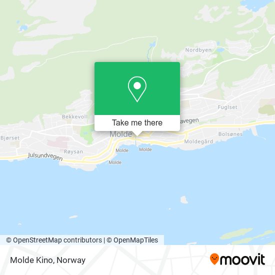 Molde Kino map