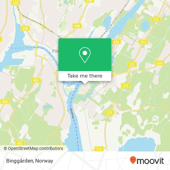 Binggården map