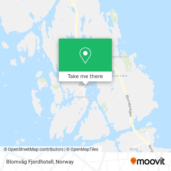 Blomvåg Fjordhotell map