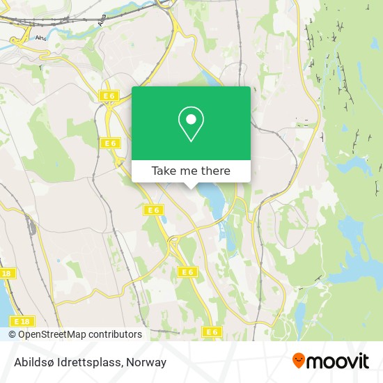 Abildsø Idrettsplass map