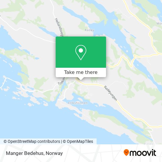 Manger Bedehus map