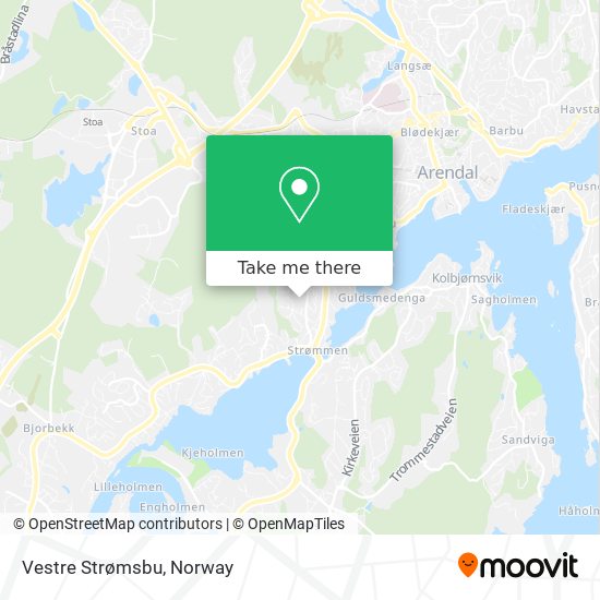 Vestre Strømsbu map