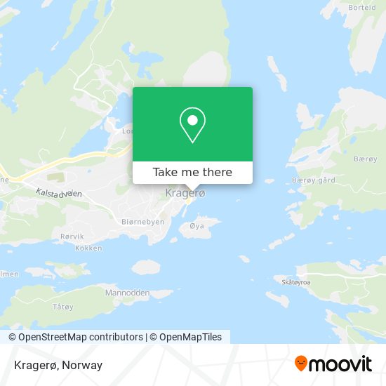 Kragerø map