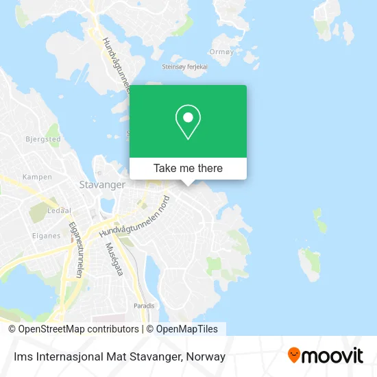 Ims Internasjonal Mat Stavanger map