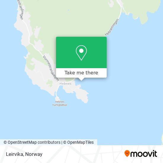 Leirvika map