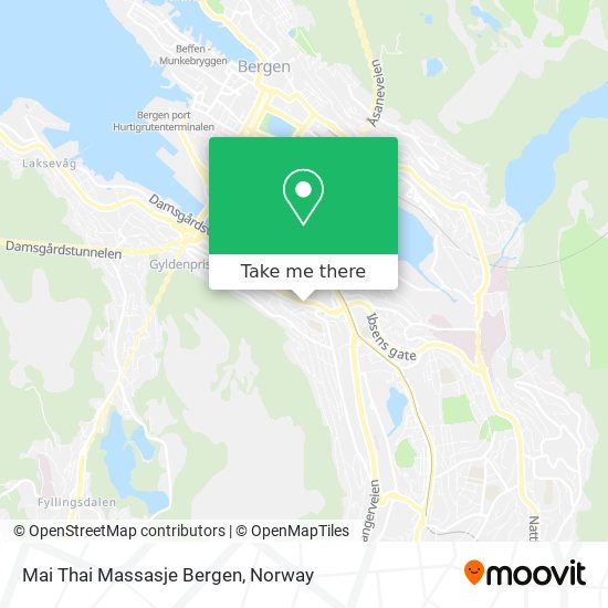 Mai Thai Massasje Bergen map