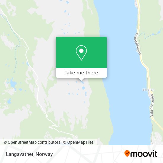 Langavatnet map