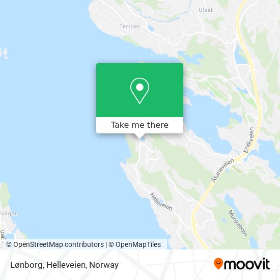 Lønborg, Helleveien map