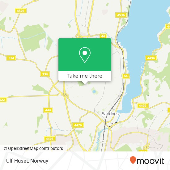 Ulf-Huset map
