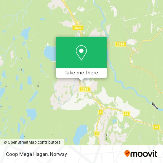 Coop Mega Hagan map