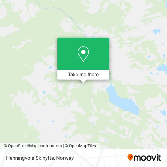 Henningvola Skihytte map