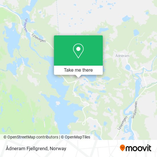 Ådneram Fjellgrend map