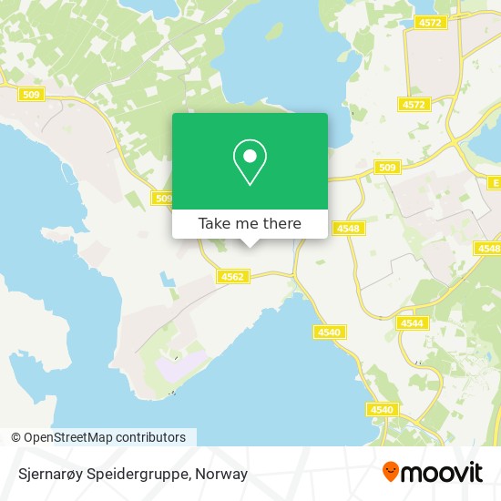 Sjernarøy Speidergruppe map