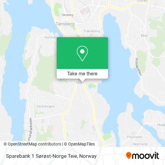 Sparebank 1 Sørøst-Norge Teie map