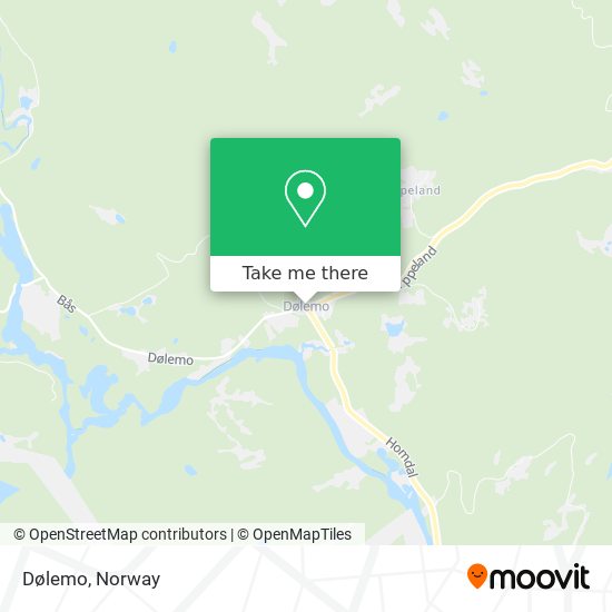 Dølemo map