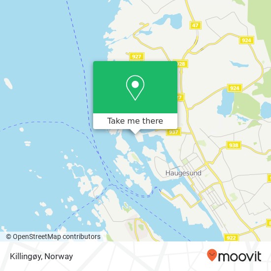 Killingøy map