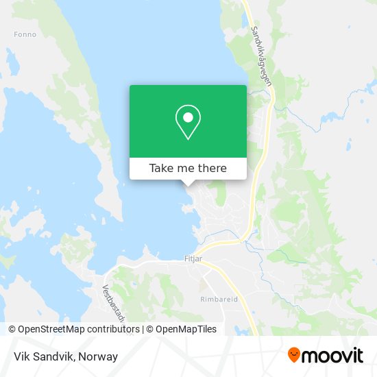 Vik Sandvik map