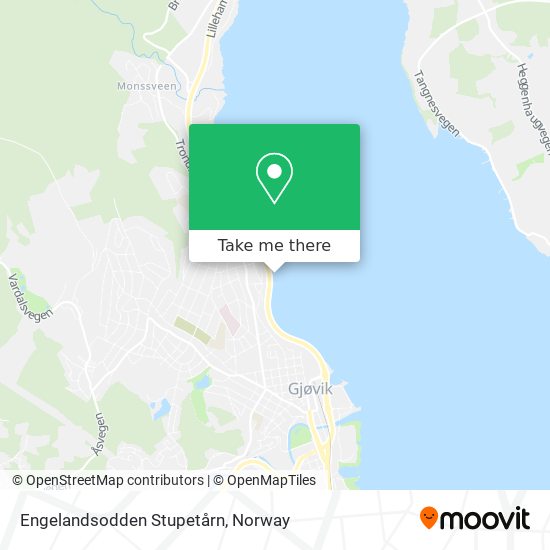 Engelandsodden Stupetårn map